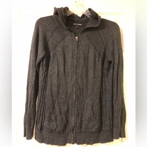 cable & gauge Grey. Hoodie Sweater